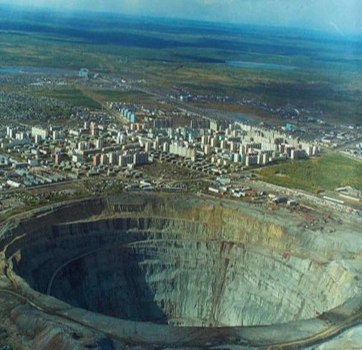 Diamond Producing Area in Russia