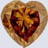 Fancy Heart Champange Diamonds