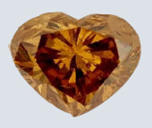 Fancy Heart Champagne Diamond